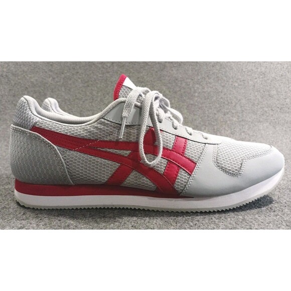 ASICS Tiger Curreo II Mens Shoes Gray Red  Sneakers HN7A0 Size 10 Retro Athletic main image 9